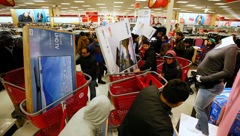 Target on Black Friday, Jersey City, N.J. (Photo by Noah K. Murray/Invision for Target/AP Images)