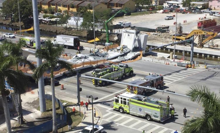 Pedestrian Bridge Collapses at Florida International University