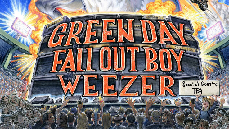 Green Day, Weezer, and Fall Out Boy Team Up for 2020 Super Tour