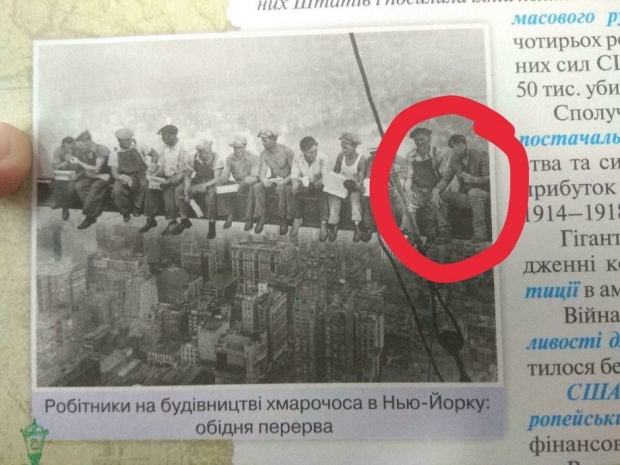 Sad Keanu in a Ukrainian history textbook.

Photo: Twitter