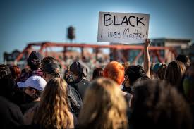 A Black Lives Matter protest in Des Moines, Iowa. One of the many that occurred around the world.