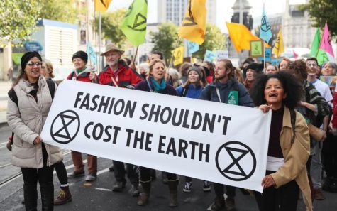 Protesters of fast fashion. Photo: Creative Commons; Pursuit website, University of Melbourne.