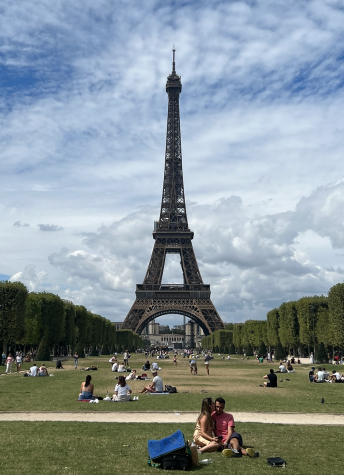 Eiffel Tower in Champs de Mars, Paris