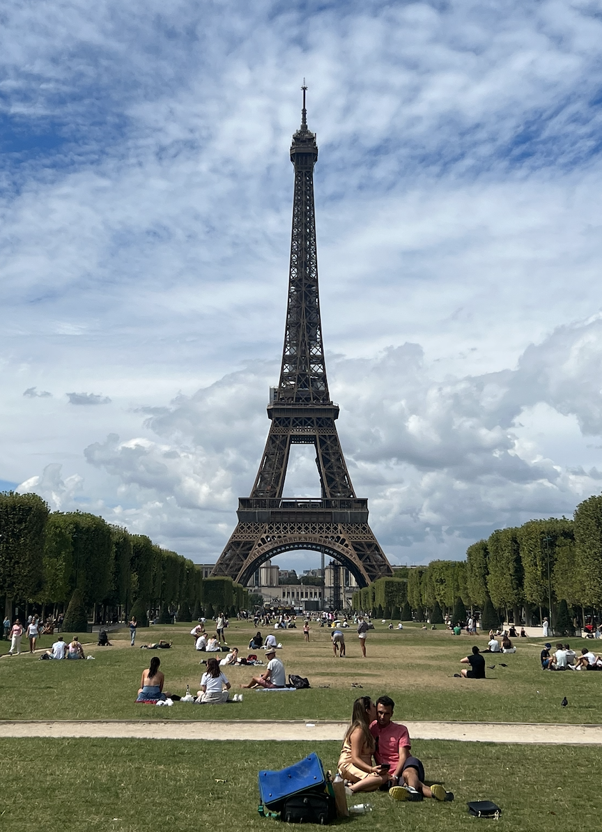 Eiffel Tower in Champs de Mars, Paris