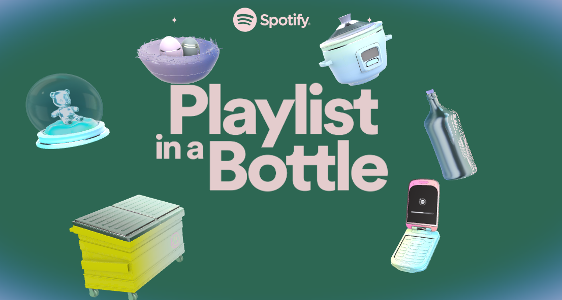 Spotifys Playlist in a Bottle Feature