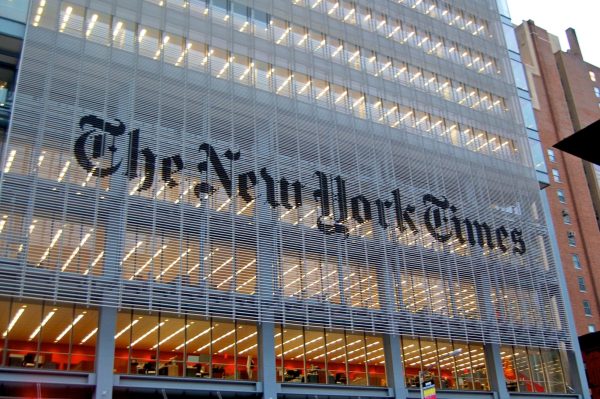 The New York Times headquarters
