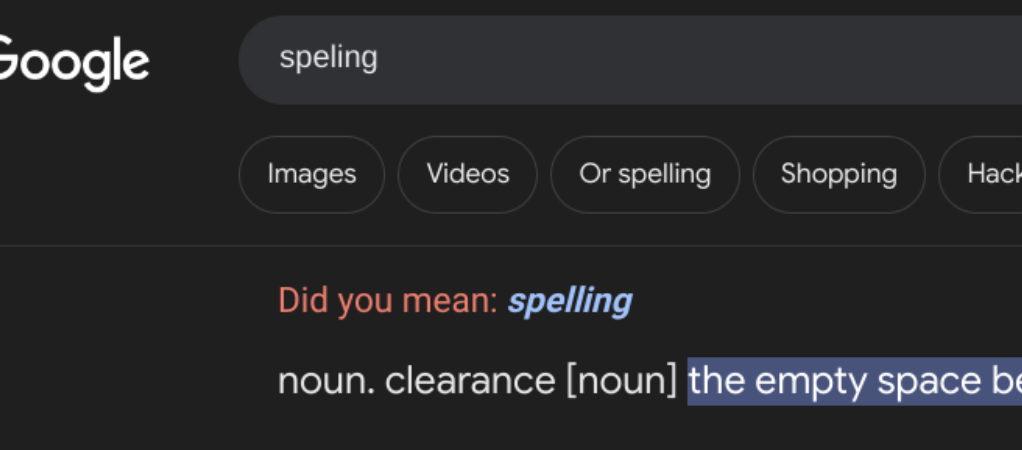 On the Death of Spelling Correctly