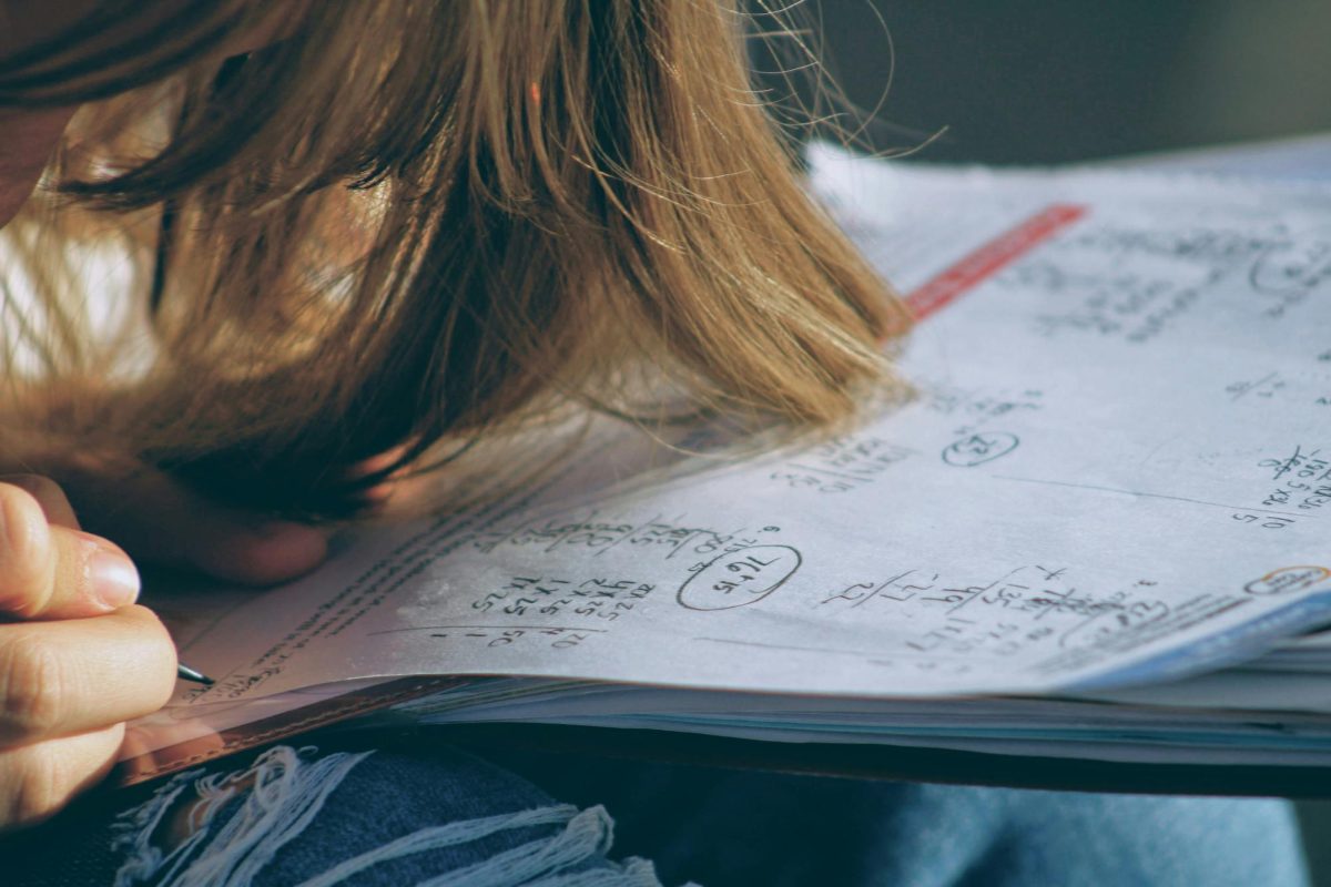 Student Taking a Test