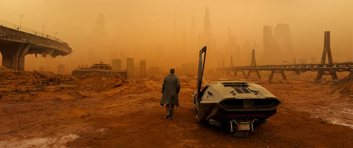 A still from Warner Bros. Discovery and Alcon Entertainment’s Blade Runner 2049 trailer. (Source: Warner Bros. Pictures) 
