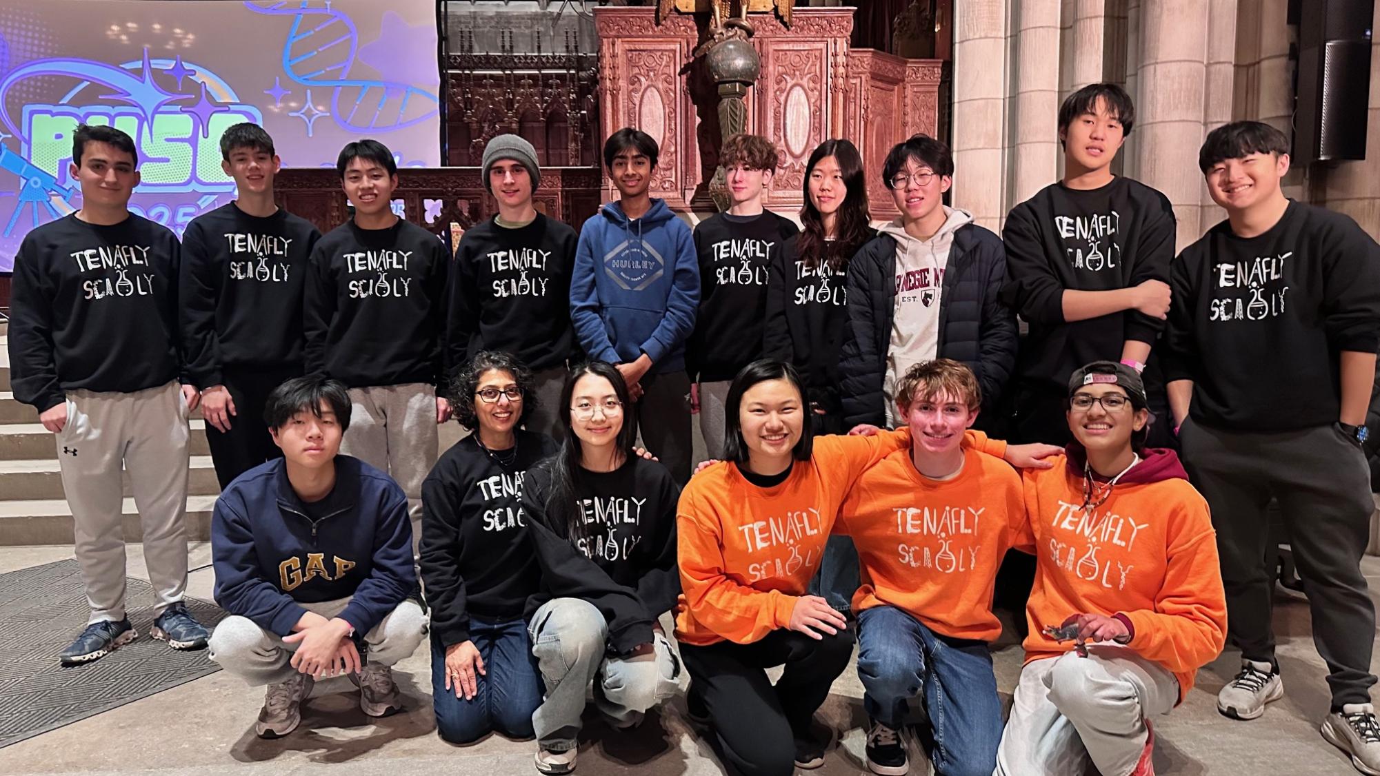 [Science Olympiad members at Princeton Invitational (in no particular order): Insuh (Sarah) Baek, Edmond Hod, Joe Kuwama, Seiichiro Takayama, Dominick Miller, Ganghyun (Tony) Yoo, Kiran Muttiah, Noah Jackson, Yuval Amitai, Adir Shatldryd, Edward Wang, Hillary Xie, Henry Lee, Ananjay Anchillia, and Jehee Nam]