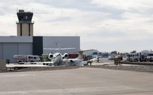 Private Jet Collides with Rested Plane at Arizona Airport