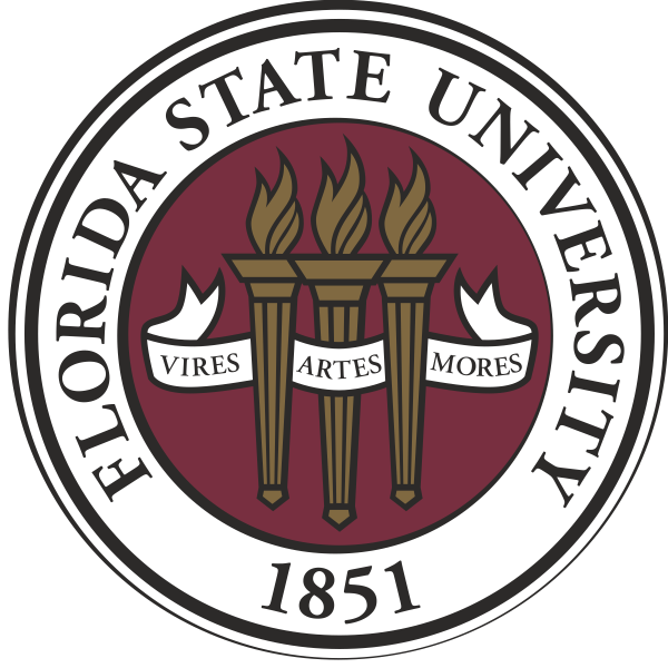 The logo of Florida State University.