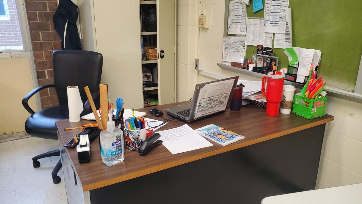Mrs. Malanka's desk