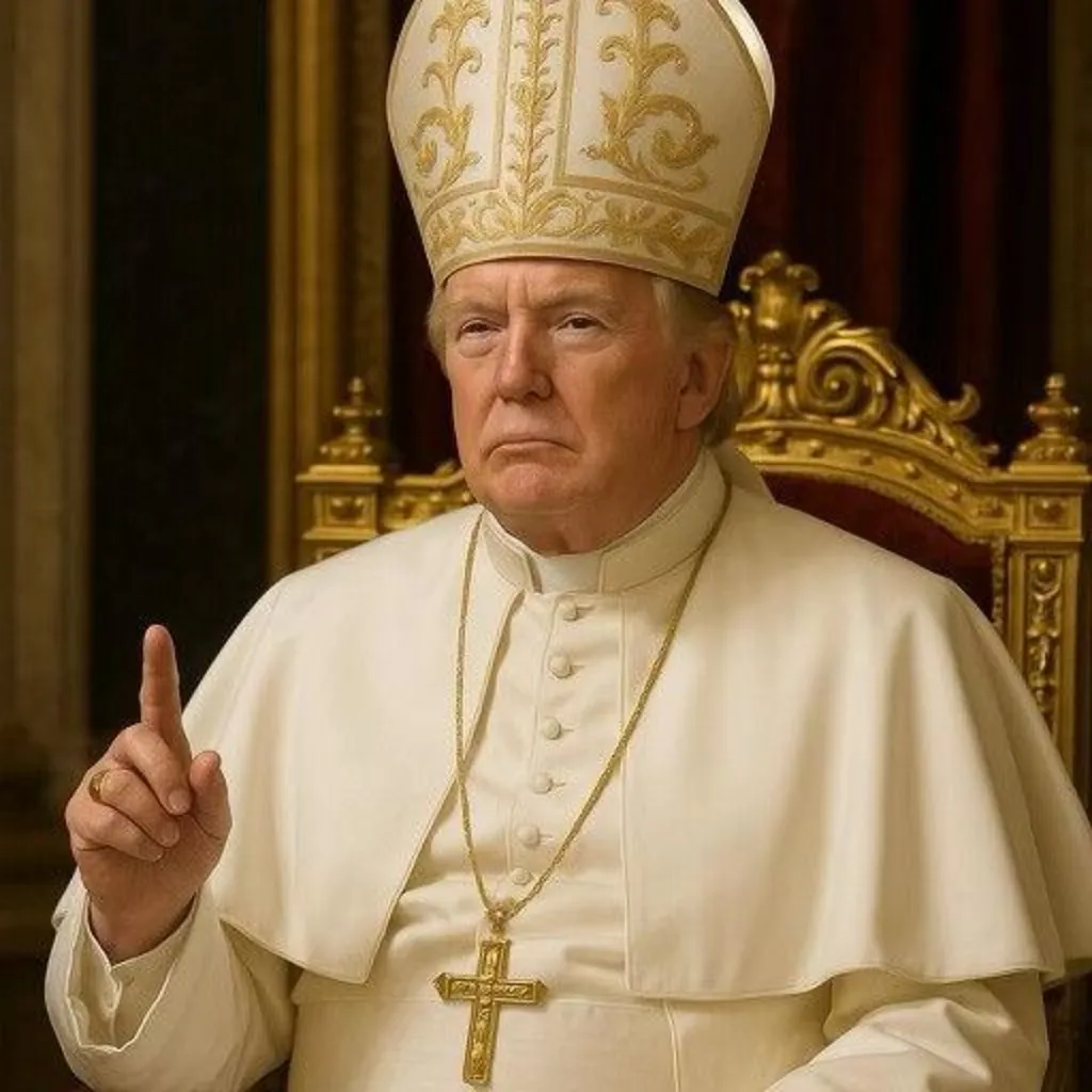 Trump’s AI-Generated Pope Photo Stirs Controversy