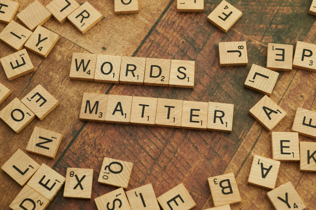 Scrabble tiles, I suppose?