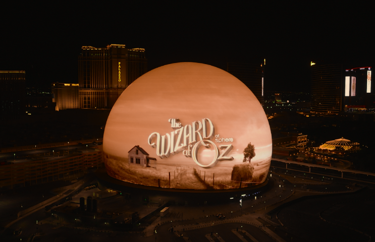 Photo from https://variety.com/2025/film/news/wizard-of-oz-sphere-ai-google-cloud-1236363959/