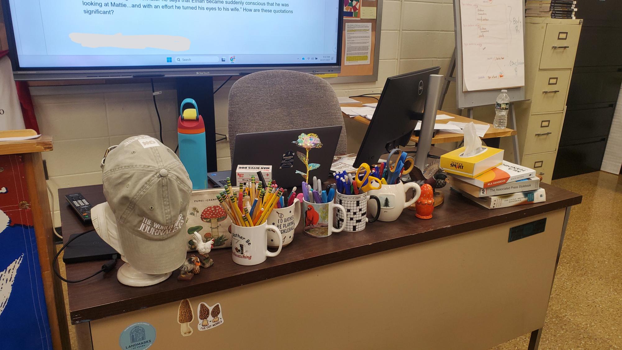 Mr. Whitehead's desk