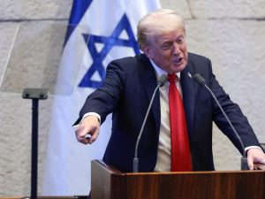 Trump Speaks in front of the Knesset
