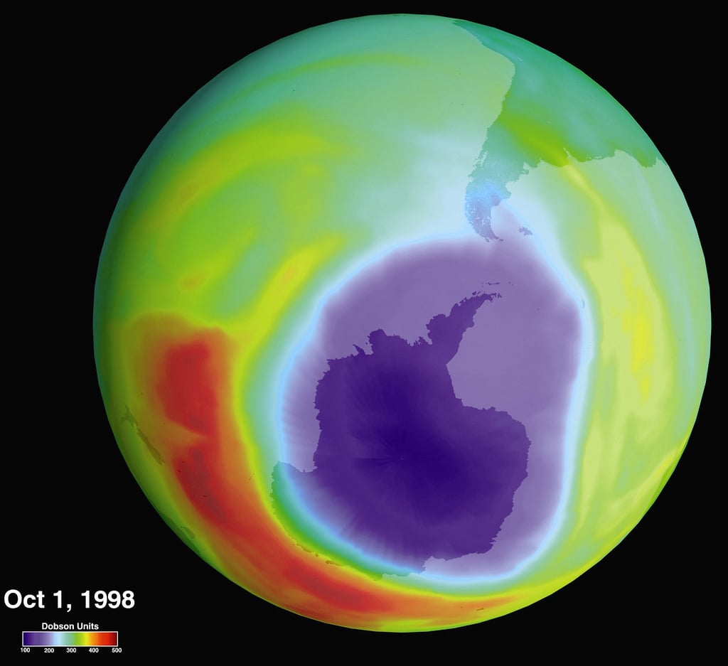 Ozone Hole Continues to Heal Itself