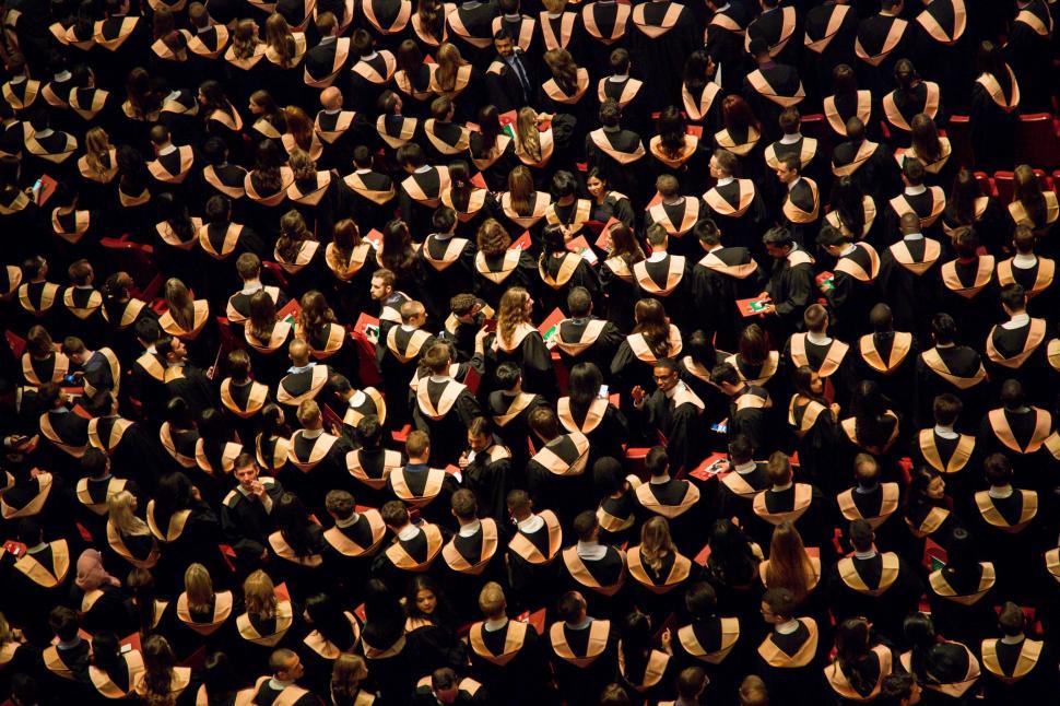 A graduation ceremony. Non-copyright via Freerange Stock